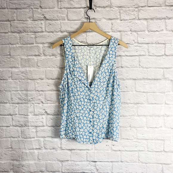 Reformation Jayne Floral Sleeveless Top NWT - Picture 4 of 10